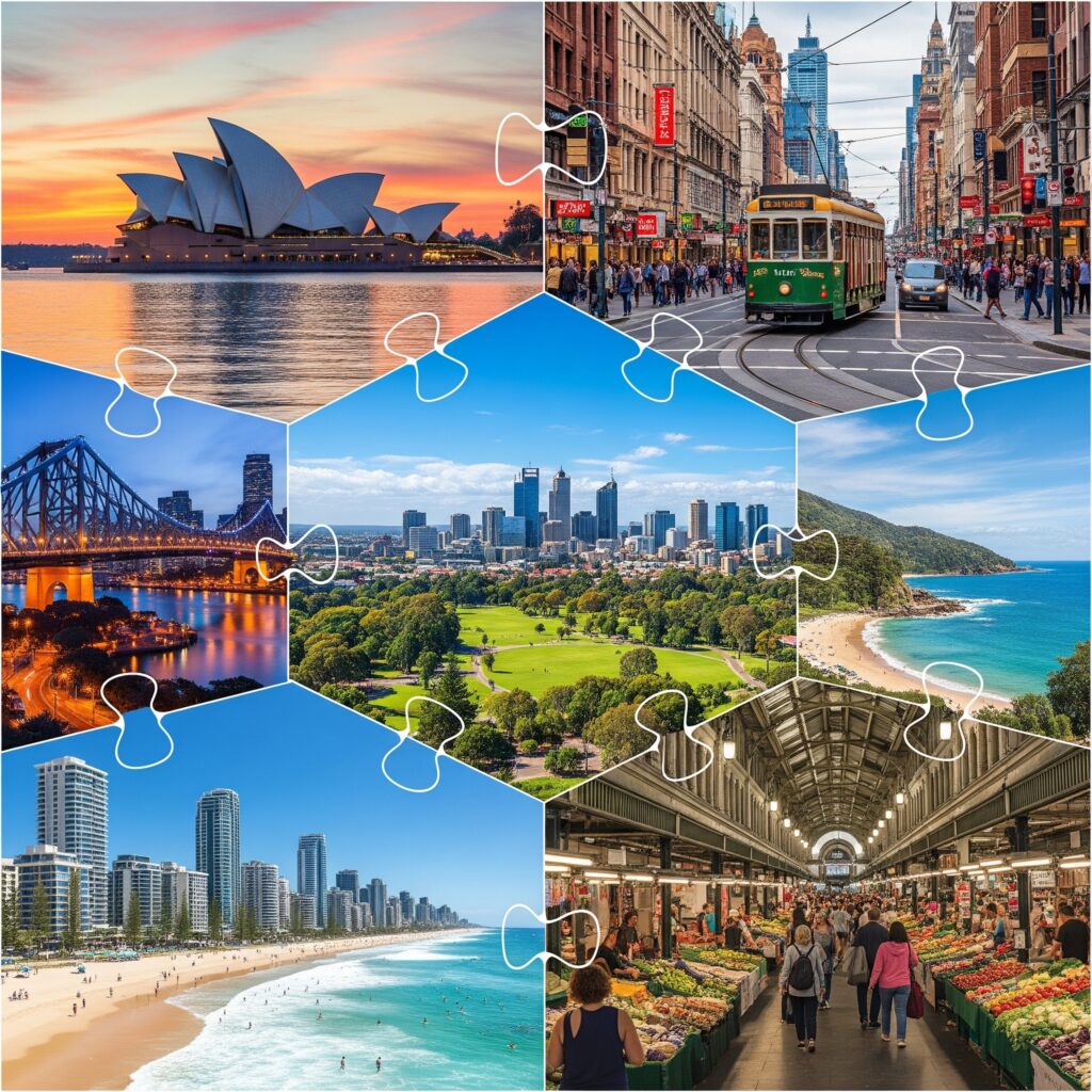 As 3 principais atrações das principais cidades da Austrália
